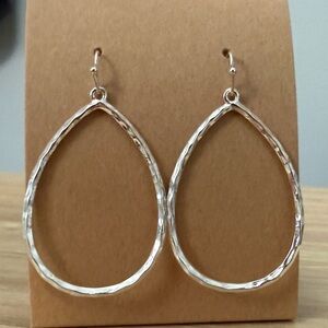 Chic Silver Hoop Earrings